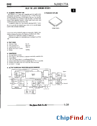 Datasheet NJM2177/2177A manufacturer NJRC