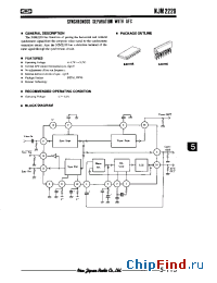 Datasheet NJM2229S производства NJRC