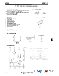 Datasheet NJM2246D производства NJRC