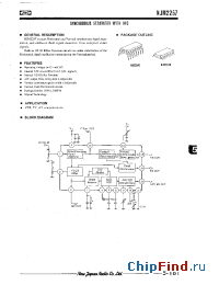 Datasheet NJM2257 manufacturer NJRC