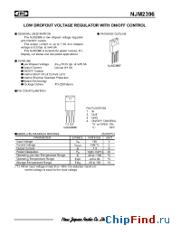 Datasheet NJM2396F09 manufacturer NJRC