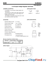 Datasheet NJM2801-0543 manufacturer NJRC