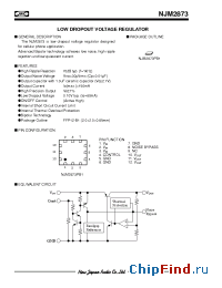 Datasheet NJM2873PB1-03 manufacturer NJRC