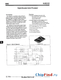 Datasheet NJU25102 manufacturer NJRC