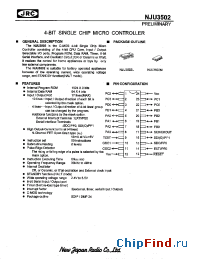 Datasheet NJU3502 manufacturer NJRC