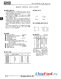 Datasheet NJU6318C производства NJRC