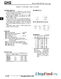 Datasheet NJU6324PE manufacturer NJRC