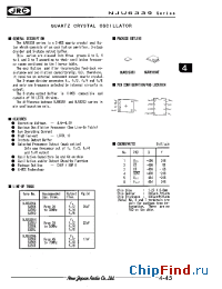 Datasheet NJU6339WE производства NJRC