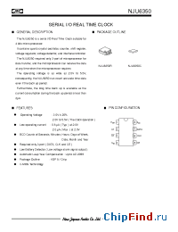 Datasheet NJU6350R manufacturer NJRC