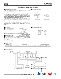 Datasheet NJU6355EM manufacturer NJRC