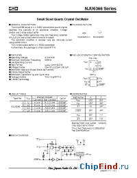 Datasheet NJU6366W manufacturer NJRC