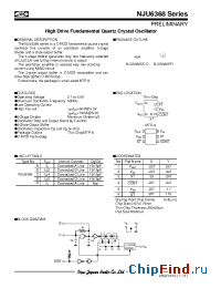Datasheet NJU6368PC manufacturer NJRC