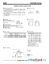 Datasheet NJU6395DE manufacturer NJRC