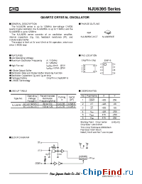 Datasheet NJU6395WC производства NJRC