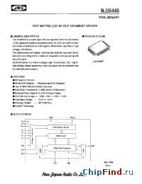 Datasheet NJU6446 производства NJRC