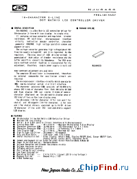 Datasheet NJU6463 manufacturer NJRC