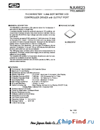 Datasheet NJU6623 manufacturer NJRC