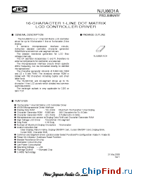 Datasheet NJU6631ACH manufacturer NJRC