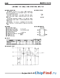 Datasheet NJU7013F manufacturer NJRC