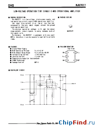 Datasheet NJU7017F manufacturer NJRC