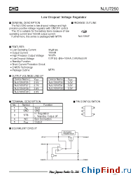 Datasheet NJU7250F28 manufacturer NJRC