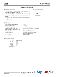 Datasheet NJU7707F manufacturer NJRC