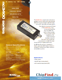 Datasheet NC3400 manufacturer Noise/Com