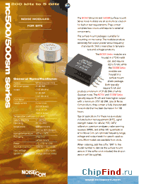 Datasheet NC506/15 manufacturer Noise/Com