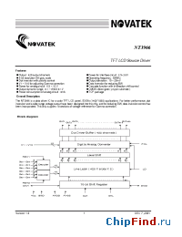 Datasheet NT3966 manufacturer Novatek