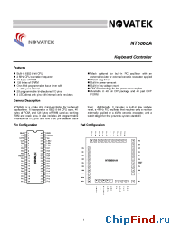 Datasheet NT6868A manufacturer Novatek
