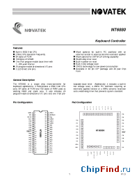 Datasheet NT6880 manufacturer Novatek