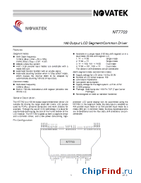 Datasheet NT7703 manufacturer Novatek