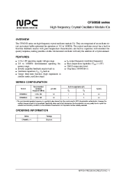 Datasheet CF5005ALA-1 manufacturer NPC