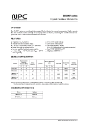Datasheet CF5007AA1-1 manufacturer NPC