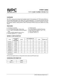 Datasheet CF5011ALB-1 manufacturer NPC