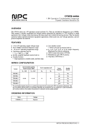 Datasheet CF5016 manufacturer NPC