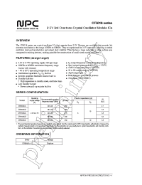Datasheet CF5018 manufacturer NPC