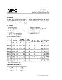 Datasheet CF5021AB manufacturer NPC