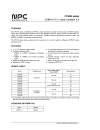 Datasheet CF5034AB manufacturer NPC