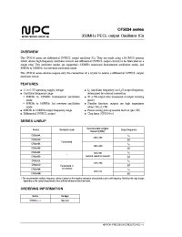 Datasheet CF5034AB-1 производства NPC