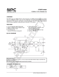 Datasheet CF5072-1 производства NPC