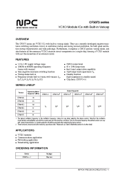 Datasheet CF5073B manufacturer NPC