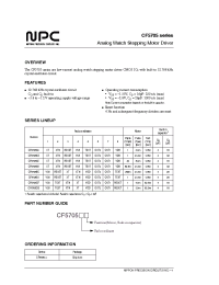 Datasheet CF5705 manufacturer NPC