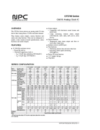 Datasheet CF5746AAB manufacturer NPC