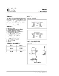 Datasheet CF8141B manufacturer NPC