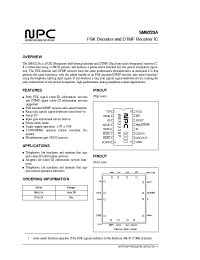 Datasheet CF8223A manufacturer NPC