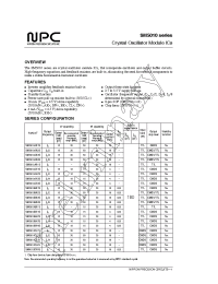 Datasheet SM5010AH1S manufacturer NPC