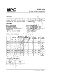 Datasheet SM5022B1H manufacturer NPC