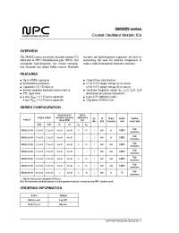 Datasheet SM5022 manufacturer NPC