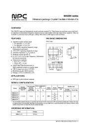 Datasheet SM5024 manufacturer NPC